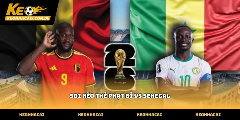 Thông tin soi kèo thẻ phạt Bỉ vs Senegal chính xác